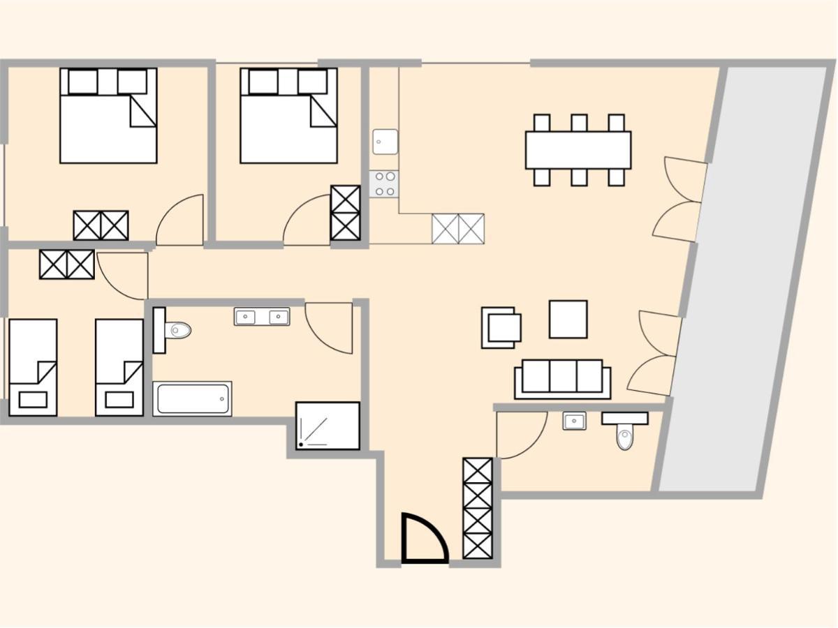 Exklusive 4.5 Zimmer Wohnung Fuer Familien Und Business Eschenz Exteriör bild